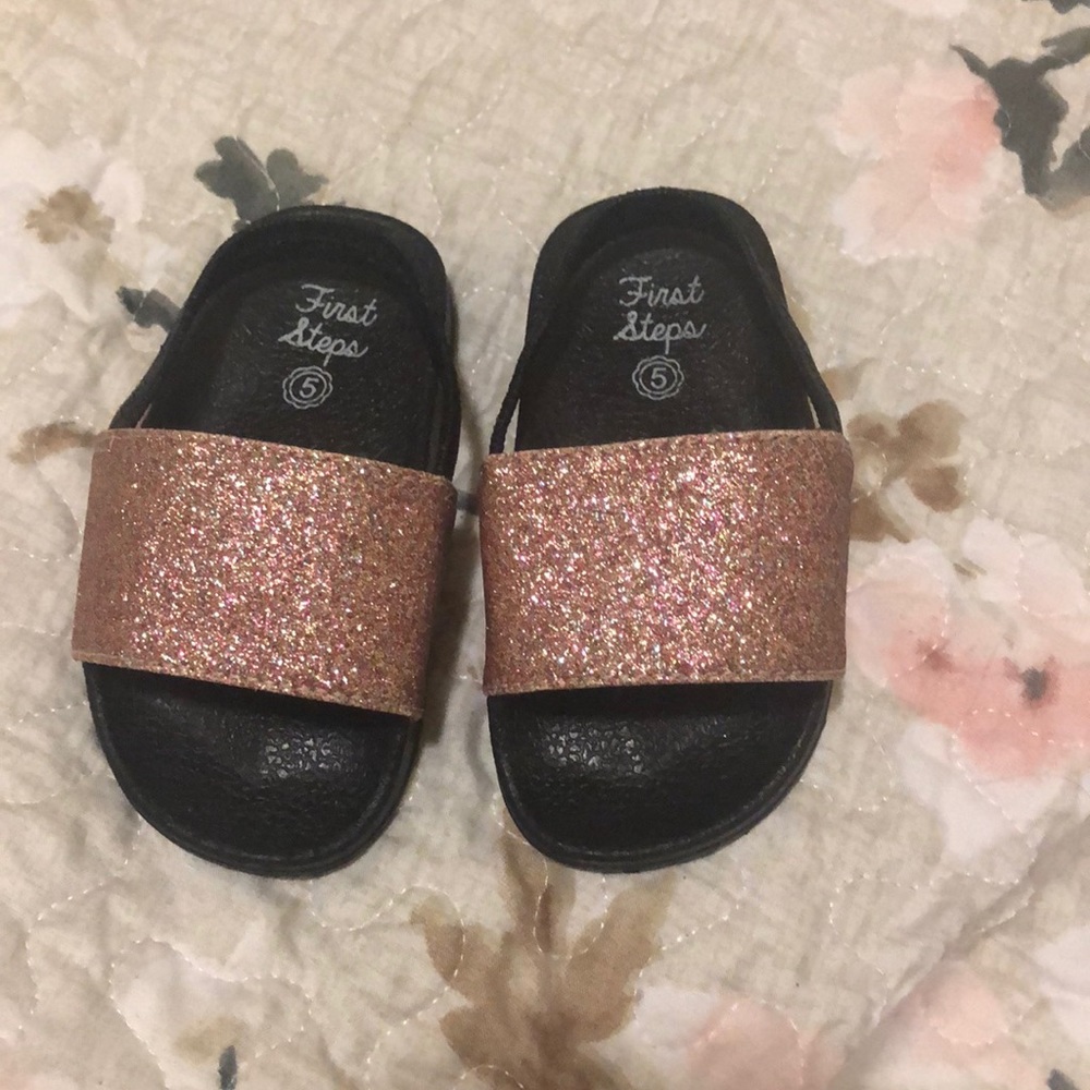 Baby slides sandals , worn but in good condition